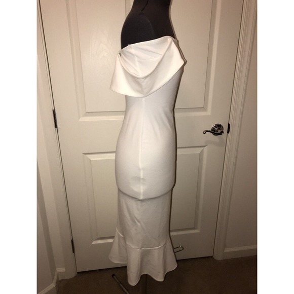 Strapless Midi Dress Size Medium, Sweetheart, Mermaid Hemline - Picture 7 of 9